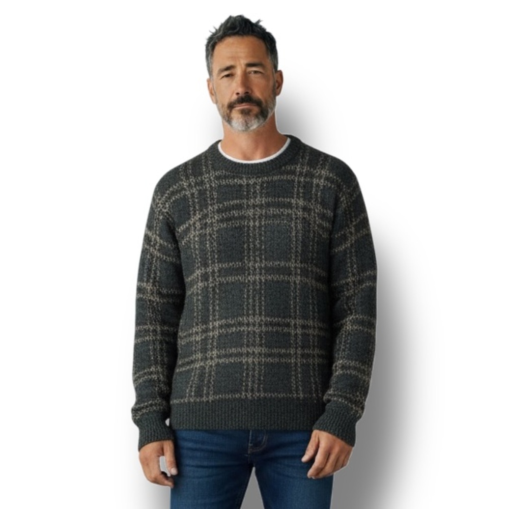 Goody’s Global Trading Company Mens Pullover Sweater VTG 90s Multi Plaid XL